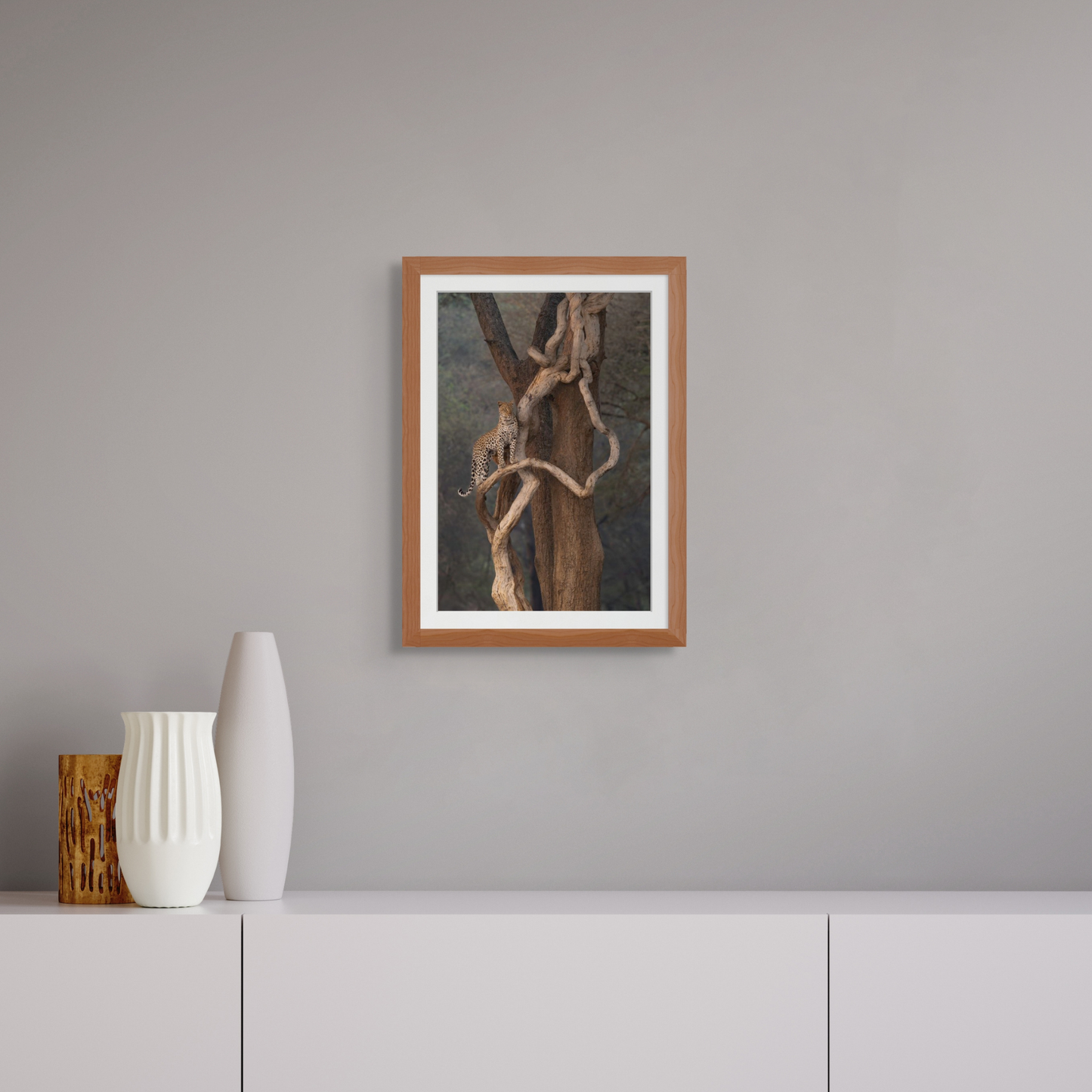 Leopard on a Snake - Signed Limited Edition